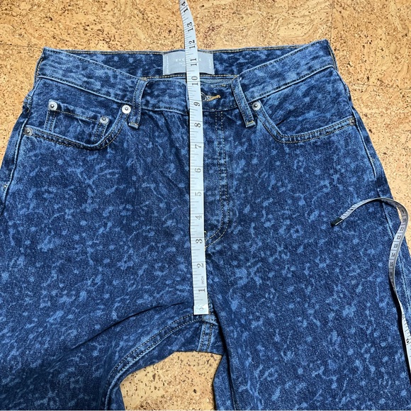 Everlane Wm’s The 90s Cheeky Organic Cotton Jean In Dark Painterly Strokes Sz 25 - Picture 15 of 16